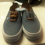 mens vans shoe size 8 brushed twill authentic