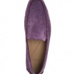 Hugo Boss Mens Shoes Drefin US Purple Suede Driving Loafers Slip On NEW