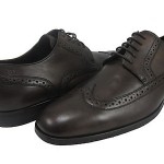 New Hugo Boss Mens Matano Dark Brown Lace-up Wingtip Casual Oxfords Dress Shoes