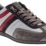 Hugo Boss Mens Silvans Grey Silver Casual Lace-Up Fashion Sneakers Kicks Shoes