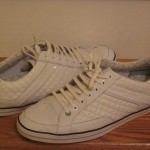 Men’s Hugo Boss Apache Sneakers Leather White 9 D $225 Worn Once! EUC!!!