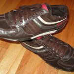 Diesel PARANDY Mens Brown Leather & Suede Casual Lace Up Oxfords Size 10.5 EUC