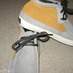 VANS SKATEBOARDING MENS RATA MID LEATHER MUSTARD YELLOW & GREY SHOES SIZE 11.5