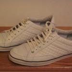 Men’s Hugo Boss Apache Sneakers Leather White 9 D $225 Worn Once! EUC!!!