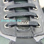 HUGO BOSS RED LABEL THAMIO GREEN & BLACK SHOES SNEAKERS LEATHER NEW SZ 10 43
