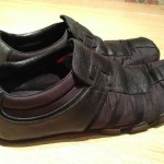 Diesel “Leon” Black Leather Black Nylon sz 10.5 AWESOME KICKS