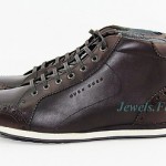 HUGO BOSS BLACK LABEL BROWN NIKKOS BOOTS SHOES SNEAKERS LEATHER NEW SZ 10 43