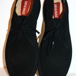 AUTHENTIC Clarks Original Desert Boot Low Black Suede # 38205 men sz 13