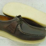 NEW Clarks Originals Mens Wallabees Brown Leather Low Top shoes 37982 size 8.5 M