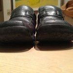 Diesel “Leon” Black Leather Black Nylon sz 10.5 AWESOME KICKS
