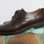 Mens size 12 M TIMBERLAND brown leather lace tie oxford casual or work shoes