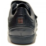 $330 Hugo Boss Black Label Leather Velcro Sneakers Mens Shoes 12 45 Walking 11.5
