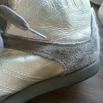 Diesel Deep Gray Grey Suede Vinyl Hi-Top Sneakers US 10.5 10 1/2