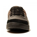 $225 Hugo Boss ORANGE Label Lace-up Sneakers Black Mens Shoes 9 42 Walking 8.5