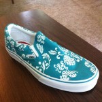 Vtg. 2007 Vans Authentic SF Duke Kahanamoku Lake Blue /True White Slip On Mint!!