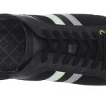 HUGO BOSS Mens Shoes Fashion Black Sneakers VICTOIRE SF, BOSS Green – New In Box
