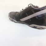 DIESEL Black Leather Casual Athletic Comfort Fashionable  Sneakers Size 9,5 M