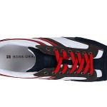 HUGO BOSS ORANGE Siltor Size US 13 M Red, White & Blue Sneakers Mens Shoes