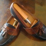 “VINTAGE” BEAUTIFUL & CLEAN TWO~TONE COLE HAAN THREADED TASSEL LOAFER SZ11(M)WOW
