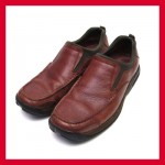 COLE HAAN County Nike Air mens 9 brown tan slip on shoe loafer