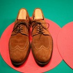 COLE HAAN NIKE AIR WING TIP OXFORD BROWN SUEDE LEATHER MEN’S SZ 10