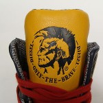 Mens DIESEL High Top Sneaker Shoes I’m Pression Mid Red Blue Mustard Yellow 11