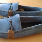Mens New Cole Haan Nike Air Grant Suede DRIVING Loafers Shoes size 12 Blue