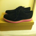 COLE HAAN LUNARGRAND WINGTIP NIKE BLACK/PINK SIZE 14.0 LUNARLON TECHNOLOGY BNDS