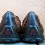MENS DRESS SHOE COLE HAAN SIZE 8.5M BROWN LEATHER CASUAL SLIP ON DRIVER LOAFERS