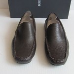 Hugo Boss Leather Loafer ‘Drep US’.Dark Brown.Size- 7
