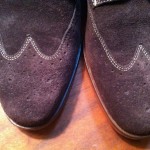 Men’s Cole Haan Brown Suede Wingtip Oxfords, New Never Worn, 8 M