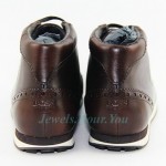 HUGO BOSS BLACK LABEL BROWN NIKKOS BOOTS SHOES SNEAKERS LEATHER NEW SZ 10 43