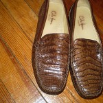 Cole  Haan  Crocodile  Loafers      8.5   Meduim