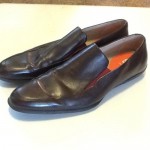 COLE HAAN G-SERIES MENS 10.5 M BROWN LEATHER LOAFERS SLIPONS POINTY ECU