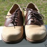 Men’s Timberland Leather & Suede Two Tone Saddle Oxford Shoes Waterproof – 10.5M