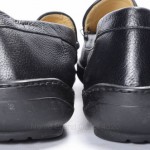 COLE HAAN COLLECTION 8 black leather NIKE AIR moc toe loafer shoe C06218 NEW