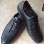 New Timberland Black Leather Smart Comfort Shoes PreciseFit Mens 15 Dress Prom