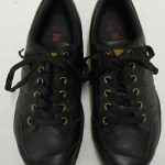 DIESEL “BILCO II” Black Leather W/Rubber Sole Shoes – Sz 13 (item #F042)