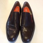 COLE HAAN G-SERIES MENS 10.5 M BROWN LEATHER LOAFERS SLIPONS POINTY ECU