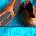 Men’s Clarks England Lt Brown Leather Casual Driving Moc’s Shoes sz 46 / US 9.5