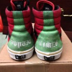 Vans Sk8 Hi Supreme Bad Brains Size 9.5 mens Red Green