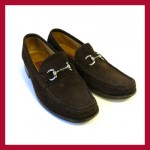 COLE HAAN nike air barrett mens 9 brown suede loafers