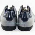 HUGO BOSS BLACK LABEL WEBIO GRAY SHOES SNEAKERS 100% LEATHER NEW SZ 10 43