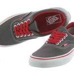 Vans Era VN-0QFK7OT Pop Charcoal Red Canvas Casual Shoes Men