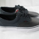 New  VANS ERA 59 Leather Cord Black Grey Mens size 8.5 casual skate shoes