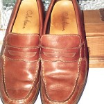 COLE HAAN SOFT LEATHER DRVING MOCCASINS PENNY LOAFERS 10 M BROWN WORN ONCE