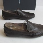 Hugo Boss Leather Loafer ‘Drep US’.Dark Brown.Size- 7