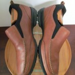 Mens size 9.5 M brown leather Cole Haan slip on loafers casual shoes  K2