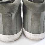 DIESEL 10.5 olive night green leather MIDDAY high mid top sneaker shoe $165 NIB