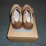New Cole Haan Air Franklin Saddle Oxford Milkshake Suede Size 9-1/2M